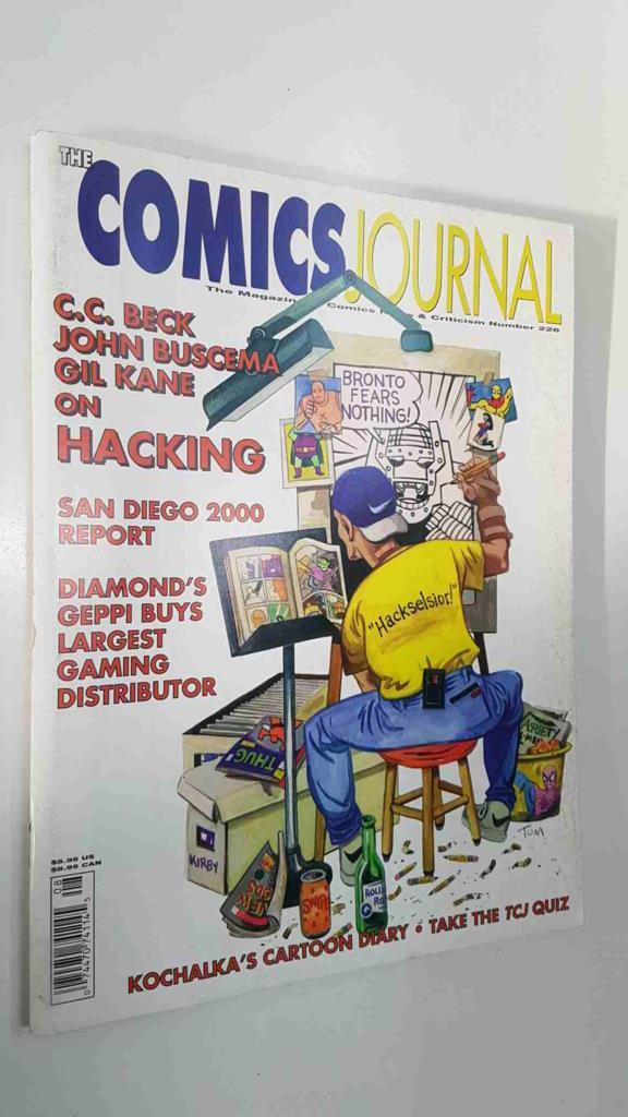 Magazine: The Comics Journal num 226 aug 2000. Contents: C.C. Beck, John Buscema, Gil Kane on Hacking - San Diego 2000 report