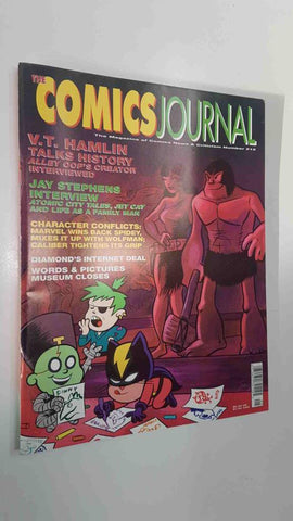 Magazine: The Comics Journal num 212 may 1999. Contents: Interviews (V.T. Hamlin, Jay Stepehns), New watch - character conflicts (Spidey, Wolfman)