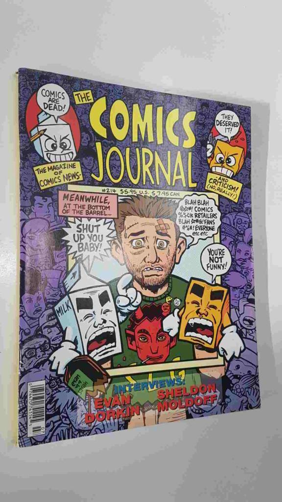 Magazine: The Comics Journal num 214 jul 1999. Contents: Interviews (Evan Dorkin, Sheldon Moldoff)