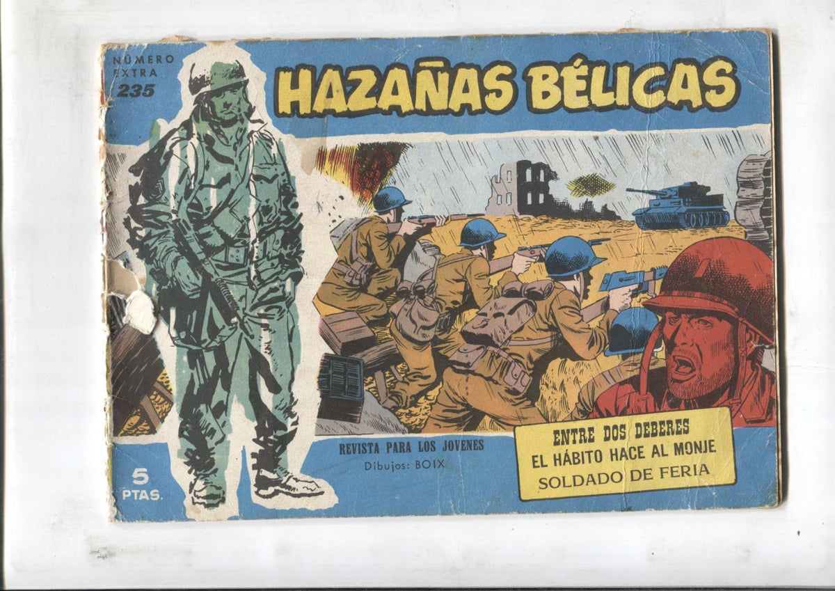 Hazalas Belicas azules extra numero 235: Entre dos deberes, El habito hace al monje,