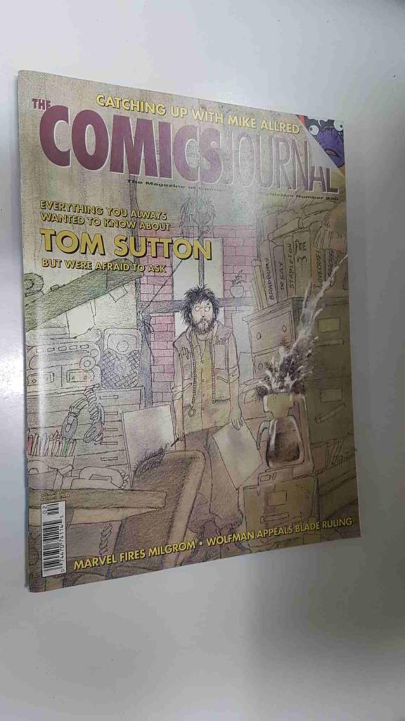 Magazine: The Comics Journal number 230, feb 2001. Contents: Everithing about Tom Sutton, Marvel fires Milgrom, etc.