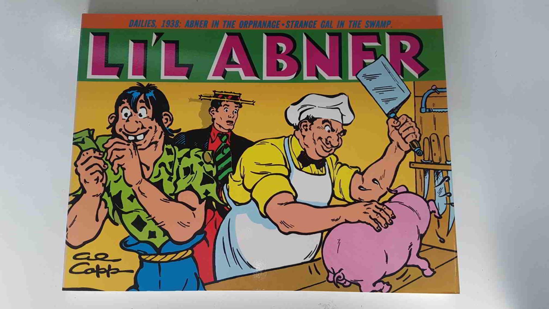 Kitchen Sink Press: Lil Abner. Dailies vol. four (1938) by Al Capp. Abner in the orphanage - Strange gal i the swamp
