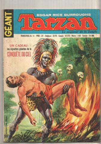 Sagedition: Tarzan Geant num 11, Le seigneur de la jungle - Prisonnier des pirates