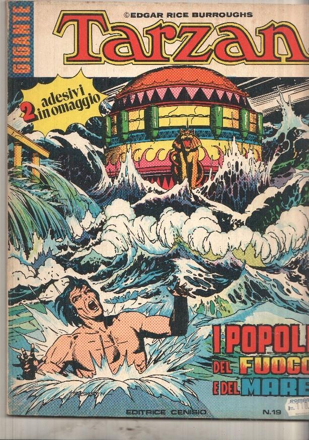 Ed. Cenisio: Tarzan Gigante num 19, aprile 1975 - I popoli del fuogo e del mare