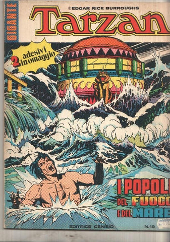 Ed. Cenisio: Tarzan Gigante num 19, aprile 1975 - I popoli del fuogo e del mare