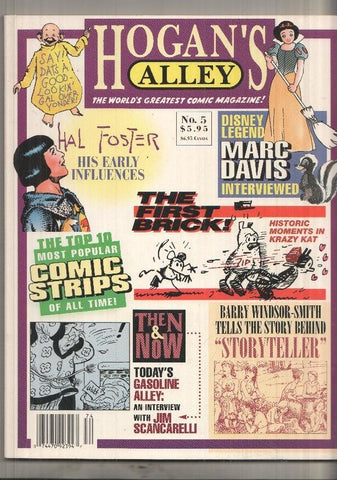 Revista: Hogans Alley num 05 - Disney legend Marc Davis interviewed, an interview with Jim Scancarelli, The top 10 comic strips of all time, etc.
