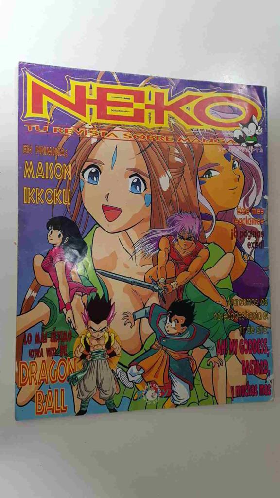 Revista Neko num 04: Contenido - En primicia Maison Ikkoku, Dragon Ball, Ah my Goddess, Bastard