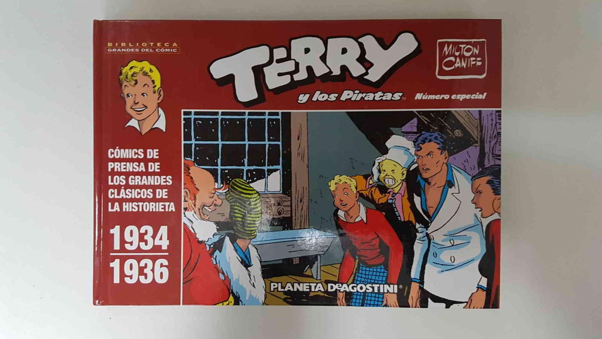 Planeta: Terry y los Piratas numero especial (1934-36). Tiras dominicales. Biblioteca Grandes del Comic