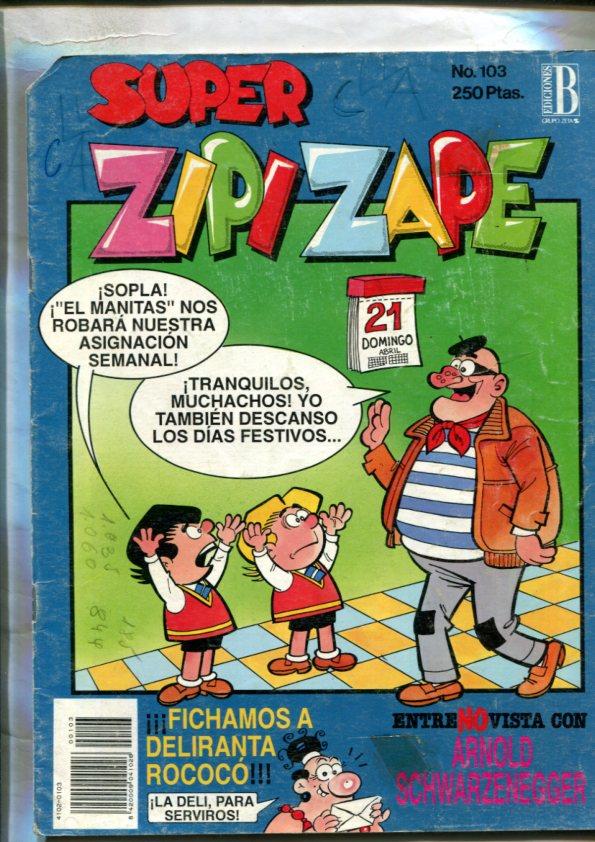 Super Zipi y Zape numero 103 (numerado 1 en trasera)