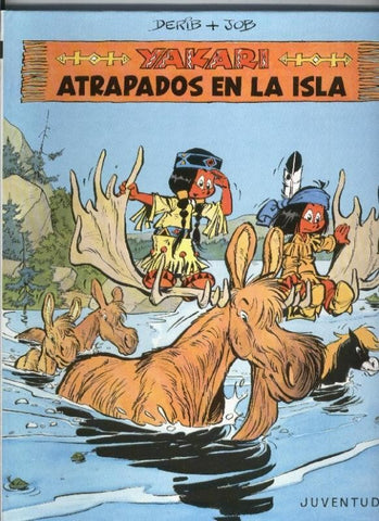 Yakari numero 09: Atrapados en la isla (papel acartonado por haberse mojado)