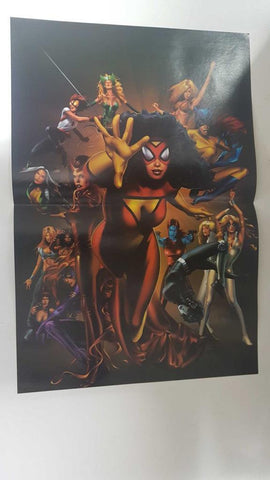 Poster doble: The Women of Marvel (Greg Land) - Spider-Girl. Proveniente de Women of Marvel Posterbook