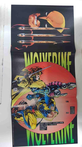 Poster doble: Gambito y Lobezno (Adam Kubert). Proveniente de Wolverine Poster Magazine vol. 1