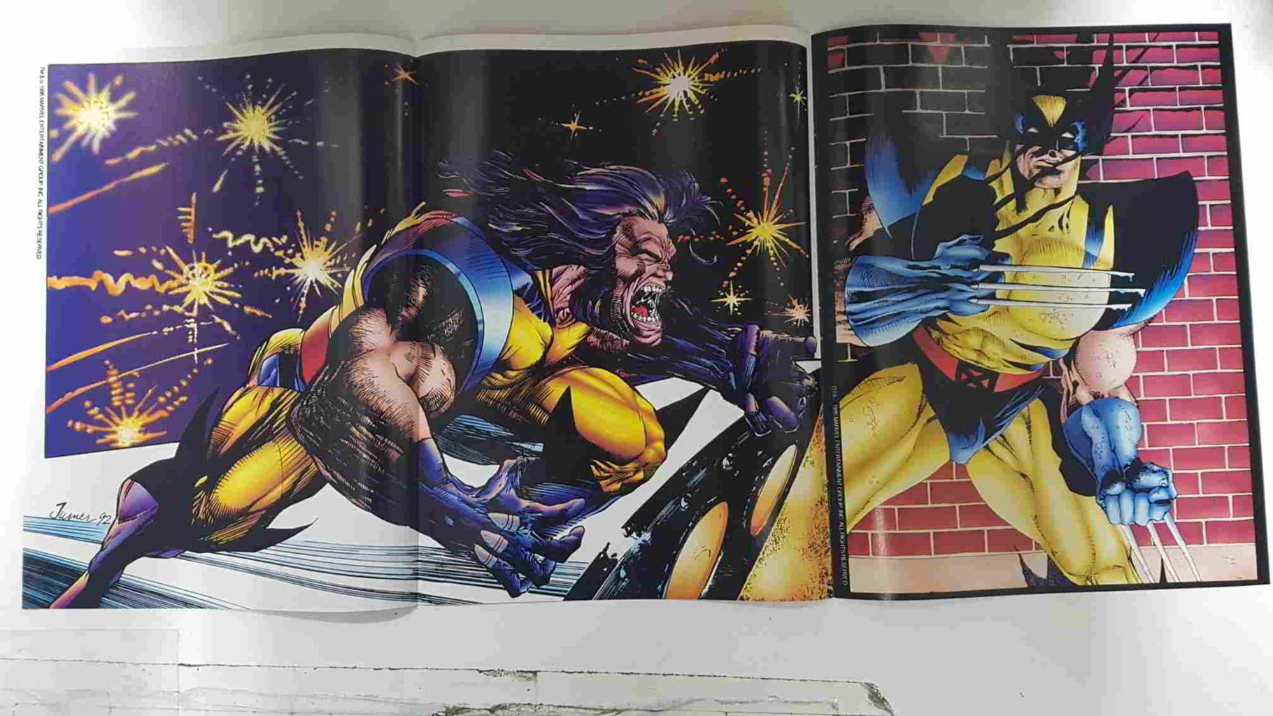 Poster doble: Lobezno (Dwayne Turner). Proveniente de Wolverine Poster Magazine vol. 1