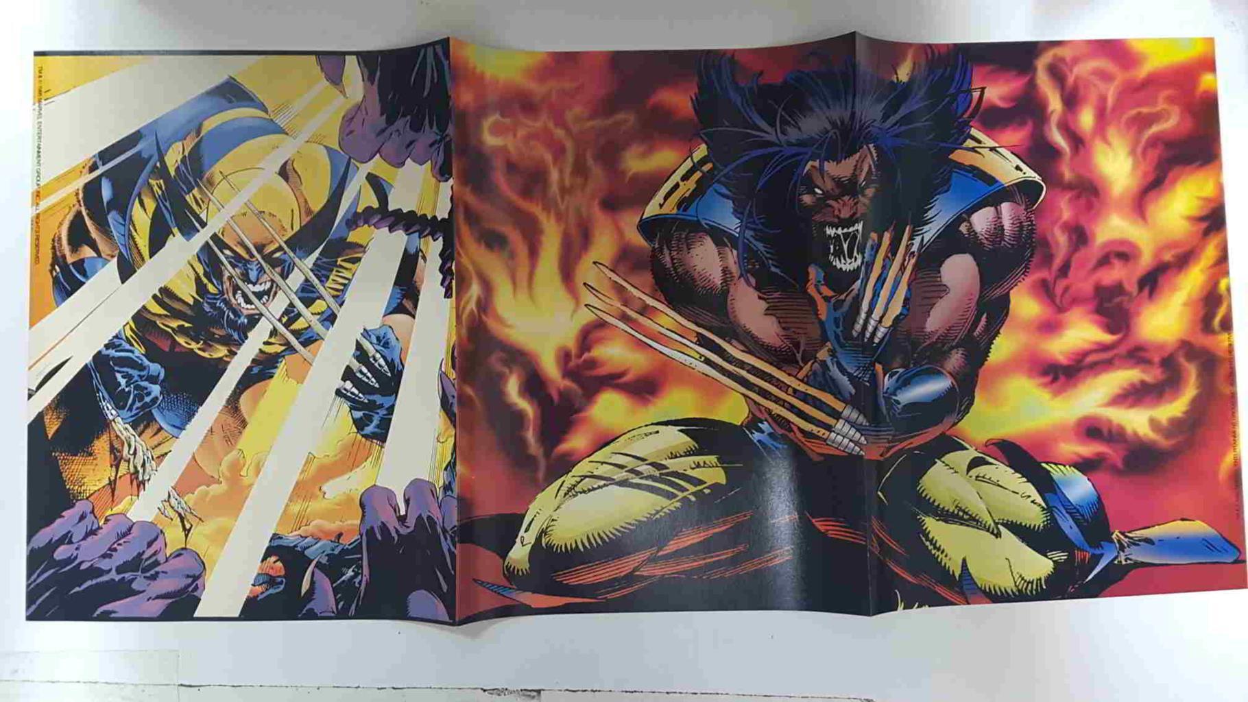 Poster doble: Lobezno (Dwayne Turner). Proveniente de Wolverine Poster Magazine vol. 1