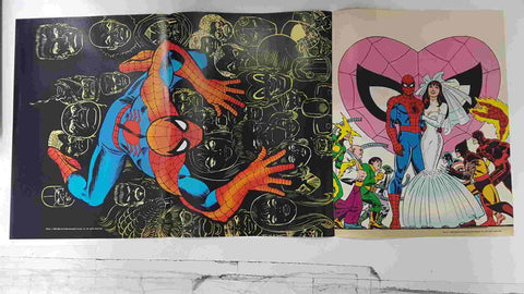 Poster doble: Spiderman casandose con Mary Jane - Spiderman peleando con Carnage (Bagle + Emberlin)