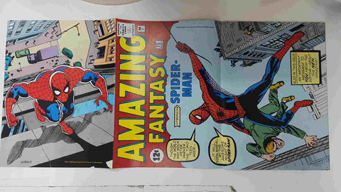 Poster doble: Amazing Fantasy Spiderman - Spiderman y los Vengadores