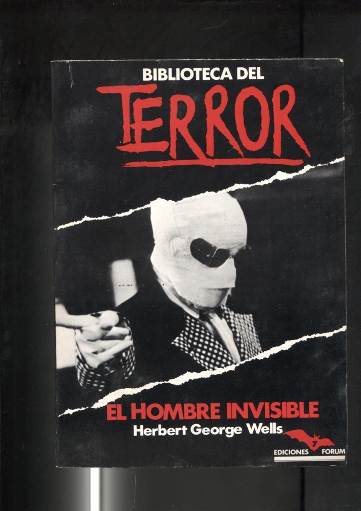 Biblioteca del Terror numero 7: El hombre invisible