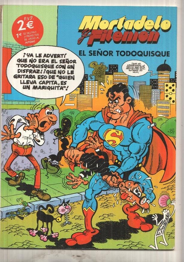 Proyecto Autismo: Mortadelo y Filemon: El señor Todoquisque (cello lomo lado superior)