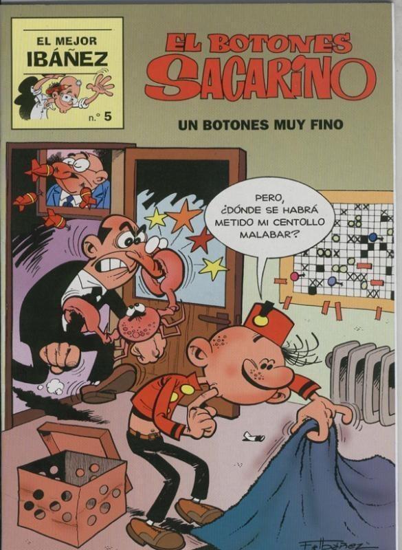El Mejor Ibañez numero 5: El Botones Sacarino: Un botones muy fino
