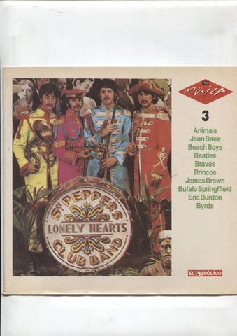 Fasciculo tu musica numero 03: Animals, Joan Baez, Beach Boys, Beatles, Bravos, 
