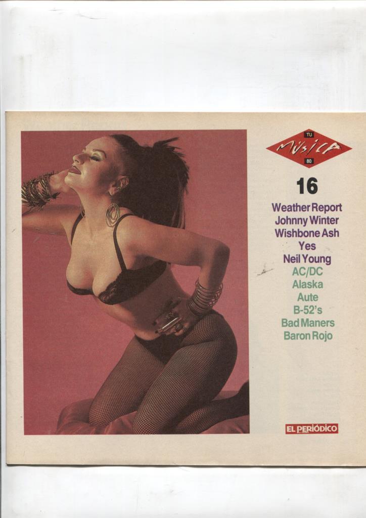 Fasciculo tu musica numero 16: Weather Report, Johnny Winter, Wishbone Ash, Yes, 