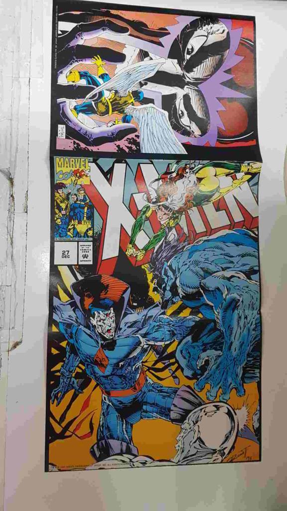 Poster doble: Patrulla X. Proviene de X-Men Poster Magazine vol 1 num 3