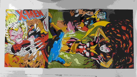 Poster doble: Fenix Oscura - Tormenta (Whilce). Proviene de X-Men Poster Magazine vol 1 num 1