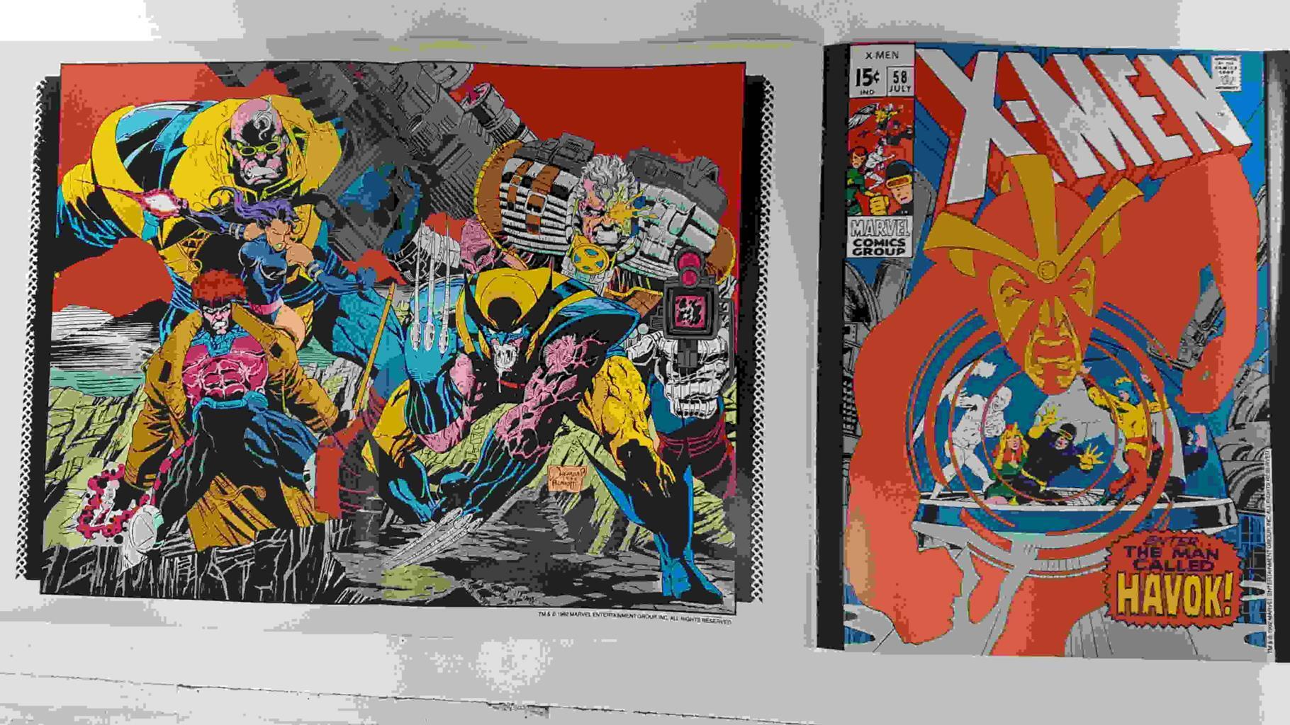 Poster doble: Magneto - Patrulla X (Quesada/Palmiotti). Proviene de X-Men Poster Magazine vol 1 num 1