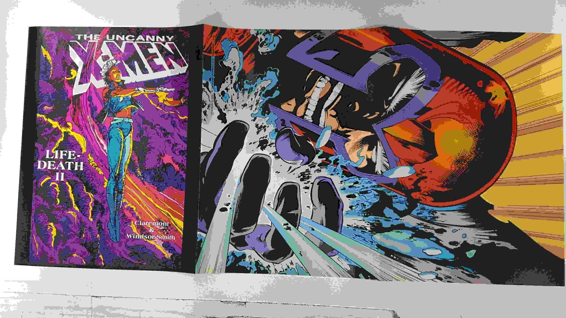 Poster doble: Magneto - Patrulla X (Quesada/Palmiotti). Proviene de X-Men Poster Magazine vol 1 num 1