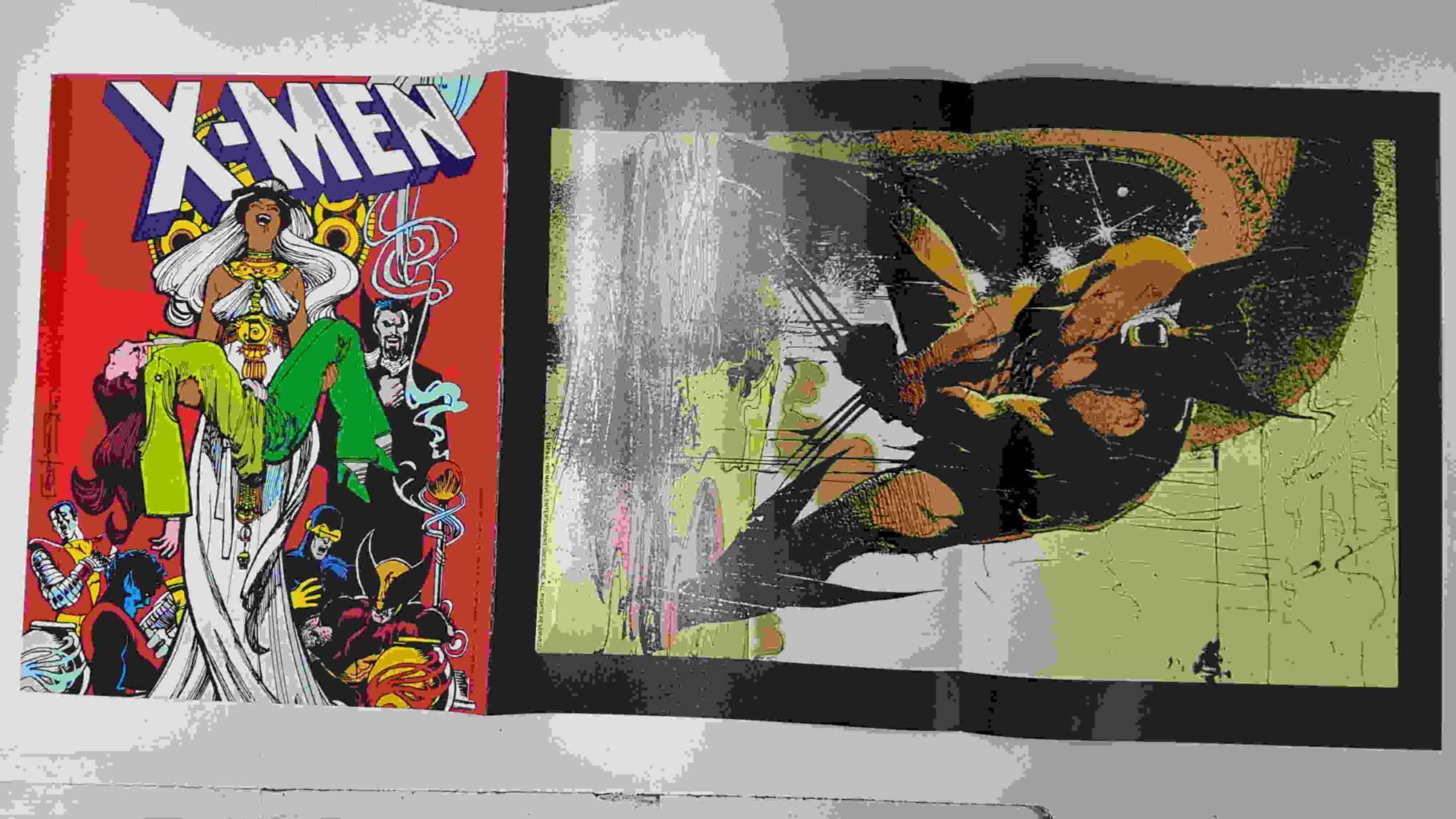 Poster doble: Coloso - Lobezno. Proviene de X-Men Poster Magazine vol 1 num 1