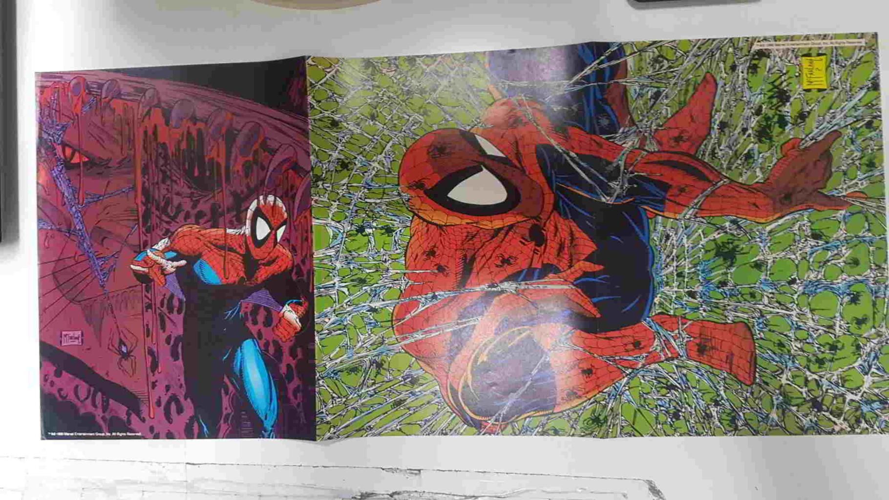 Poster doble: Spiderman McFarlane. Procede de The Marvel Poster Book vol 1 num 1