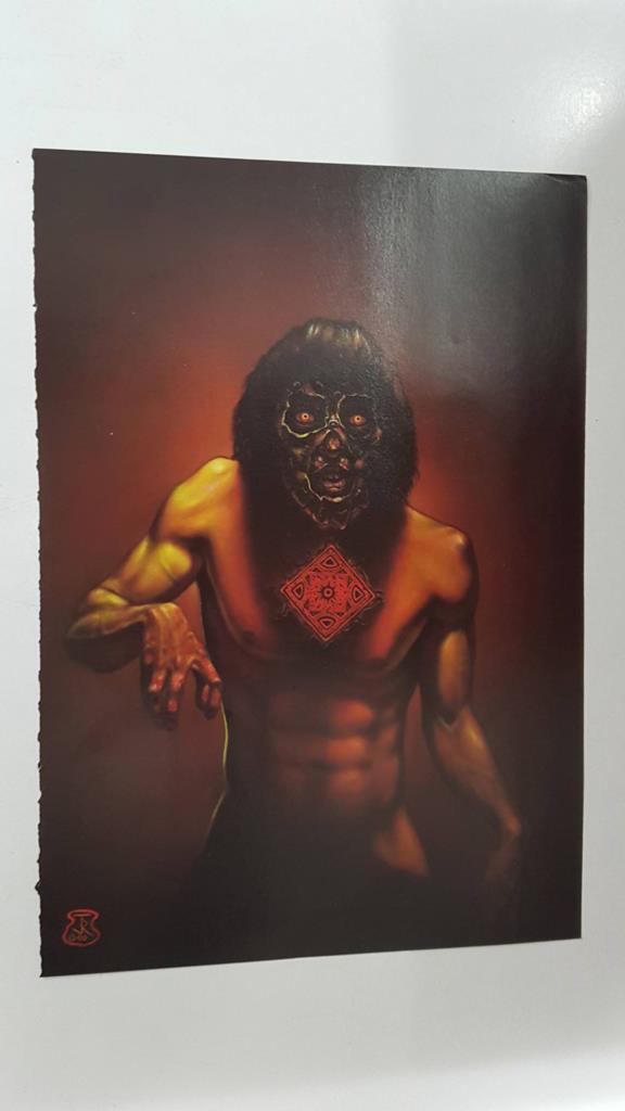Poster: Art by John Rheaume. Proviene de Clive Barker's Hellraiser Posterbook vol 1 num 1