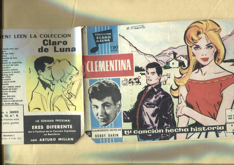 Claro de Luna numero 064: Clementina de Bobby Darin (numerado 2 en trasera)