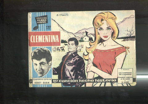 Claro de Luna numero 064: Clementina de Bobby Darin (numerado 3 en trasera)