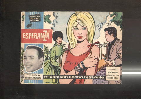 Claro de Luna numero 101: Esperanza de Enrique Montoya (numerado 3 en trasera)