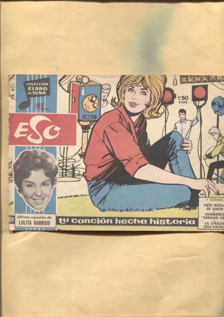 Claro de Luna numero 104: Eso de Lolita Garrido (numerado 2 en trasera)