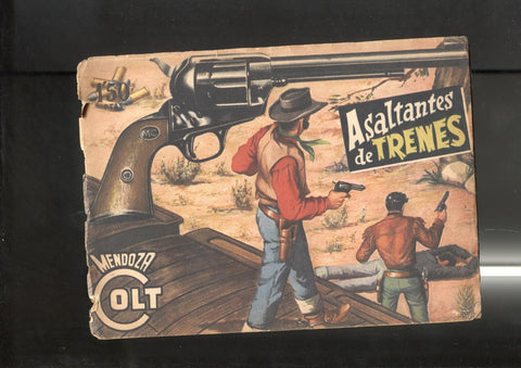 Rolan: Mendoza Colt numero 027: asaltantes de trenes (numerado 2 en trasera)