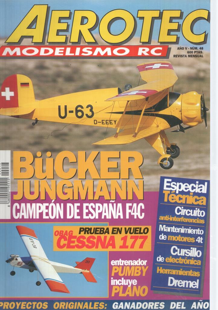 Revista Aerotec modelismo RC numero 048: BUCKER JUNGMANN