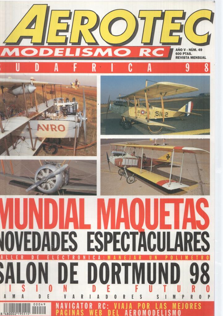 Revista Aerotec modelismo RC numero 049: Mundial de maquetas F4C 