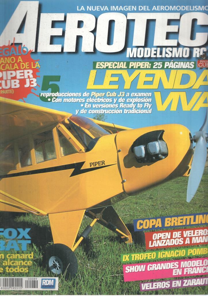 Revista Aerotec modelismo RC numero 089: Especial Leyenda viva 