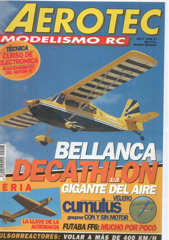 Revista Aerotec modelismo RC numero 047: Bellanca decathlon