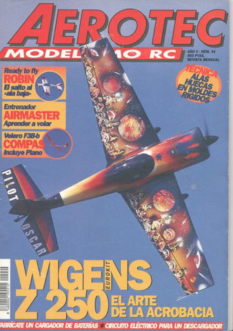 Revista Aerotec modelismo RC numero 044: Wigens Z 250