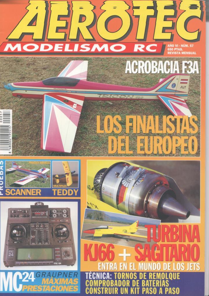 Revista Aerotec modelismo RC numero 057: Turbinas KJJ66 