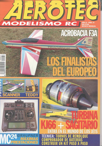 Revista Aerotec modelismo RC numero 057: Turbinas KJJ66 