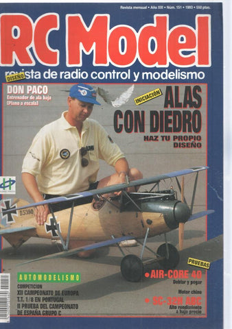 Revista RCmodel numero 151: Iniciacion alas con diedro 