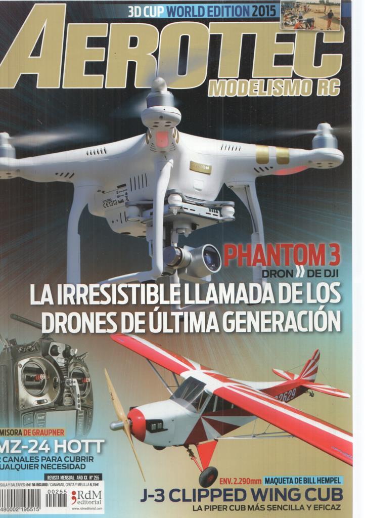 Revista Aerotec modelismo RC numero 255: Phantom 3 