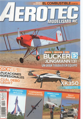 Revista Aerotec modelismo RC numero 269: Bucker Jungmann 131