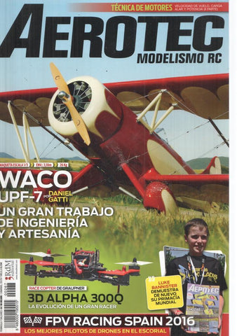 Revista Aerotec modelismo RC numero 267: Waco UPF-7 