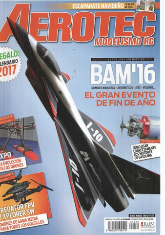 Revista Aerotec modelismo RC numero 272: Bam 16 
