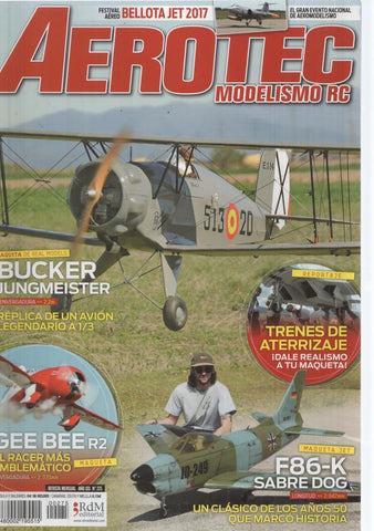 Revista Aerotec modelismo RC numero 275: Bucker Jungmeister  
